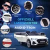 HOMCOM Elektro Kinderauto 12V Elektrofahrzeug Audi E-tron Produktbild-Vorschau 7