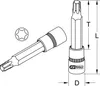 KS Tools 918.1640, Buchse, 1/2", Metrisch, 1 Kopf/Köpfe, Produktbild-Vorschau 1