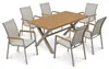 Gartenmöbel Set WINDY mit 1 Tisch und 6 Stühlen aus Alu und Produktbild-Vorschau 2