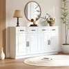 STILVORA Sideboard mit 4 Schubladen und 4 Türen, Kommode Produktbild-Vorschau 3