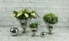 Doniczka wazon ceramiczny osłonka silver srebrna Podgląd zdjęcia produktu 8
