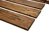 Several wooden planks with grooves, arranged diagonally on a white background. Anteprima dell’immagine prodotto