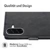imoshion Custodia a libro Samsung Galaxy A37 (5G) - Nero Anteprima dell’immagine prodotto 4