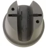 A top-down view of a gray oval balcony planter box. Produktbild-Vorschau