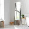 Heilmetz Standspiegel 160x40cm Schwarz Aluminium Rahmen Produktbild-Vorschau 10