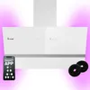 Hotte aspirante cuisine 90cm Hotte Murale Inclinées acier Voir les images du produit 3