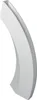 A white, curved door handle or grip is shown against a white background. Podgląd zdjęcia produktu