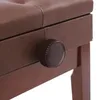 Zweisitzige Klavierbank - Verstellbarer Klavierhocker - Produktbild-Vorschau 11