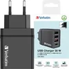 Verbatim Ladegerät 30W, 1x USB-C , 3x USB-A, (PD 3.0, QC Produktbild-Vorschau 17