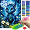 ARTULIO - Diamond Painting Set - Blauer Fantasy Drache mit Produktbild-Vorschau 1