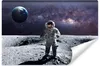 Muralo Selbstklebende Fototapete ASTRONAUT Kosmos Weltraum Produktbild-Vorschau 1