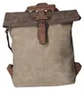 Kleiner Rucksack DI-2009 aus Kunstleder, Braun, 32x33x8,5 Produktbild-Vorschau 2