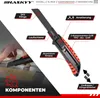 HASKYY 2x Cuttermesser Teppichmesser 18mm Kartonmesser Produktbild-Vorschau 7
