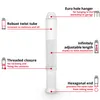 A diagram illustrating the features of a clear plastic tube. Anteprima dell’immagine prodotto