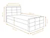 AX LIVING Lit avec sommier 90x200cm Argentaro Lit boxspring Voir les images du produit 4
