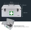 HMF 14701-09 Mallette médicale en aluminium, mallette de Voir les images du produit 5