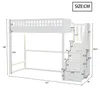 Flieks Etagenbett 90x200cm mit Stauraumtreppe, Kinderbett Produktbild-Vorschau 7