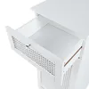 Wäscheschrank 'Karlsøy' Badschrank 90x38x40cm Weiß Produktbild-Vorschau 7
