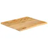 Möbel Tischplatte mit Baumkante 60x60x3,8 cm Massivholz Produktbild-Vorschau 2