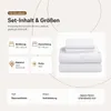 Bettbezug Set Baumwollsatin, 135 x 200 cm + Kissenbezug 80 Produktbild-Vorschau 5