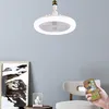 A ceiling fan with LED light and a remote control is shown in a room with a painting and a chair. Náhľad obrázku produktu
