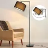 ZMH Stehlampe Wohnzimmer Schwarz Stehleuchte: Standleuchte Produktbild-Vorschau 1