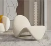 360Home Poltrona singola bianca reclinabile poltrona Anteprima dell’immagine prodotto 1