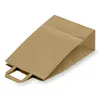 Papiertüte aus Kraftpapier – Tragetasche braun, 26 × 14 × 32 cm Náhled obrázku produktu