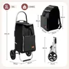 Sekey 50L Aluminium Trolley Faltbar Einkaufstrolley Produktbild-Vorschau 8