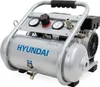 A silver Hyundai air compressor is shown against a white background. Produktbild-Vorschau