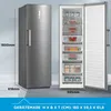 Midea - MDRU385MTE46 - Kühlschrank/Gefrierschrank- Inox Produktbild-Vorschau 7