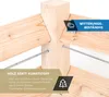 Westmann Holz Komposter Konni S Lärchenholz Natur 85x85x80 Produktbild-Vorschau 2