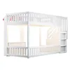 Lit superposé Merax 90 x 200 cm avec armoire de rangement, Voir les images du produit 8