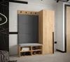 Garderobe MIRO Set 6 mit gepolsterten Paneelen Industrial Produktbild-Vorschau 2