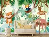 Muralo Selbstklebende Fototapete für Kinder wilde TIERE Produktbild-Vorschau 9