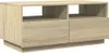 vidaXL Couchtisch mit LED-Leuchten Sonoma-Eiche 90x49x40 cm Produktbild-Vorschau 3