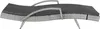 Chaise longue en rotin et aluminium Océane - gris clair Voir les images du produit 8