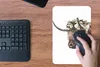 MuchoWow® Mauspad Mousepad Schottischer Highlander - Blumen Produktbild-Vorschau 4