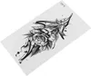 15 Blumen-Tattoo-Aufkleber, schwarze Tattoo-Aufkleber für Produktbild-Vorschau 5