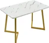 Sweiko 117x68cm jedálenský stôl,(1-St), kovový rám Náhľad obrázku produktu 7