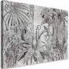 Leinwandbild Dschungelmosaik 60x40 Feeby Silber bild für Produktbild-Vorschau 1