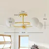 HOMCOM Stropní svítidlo, 20W, s 5 paticemi G9, kombinace Náhled obrázku produktu 3