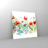 Bilder auf glas - Blumen Wiese Blatt Natur - 60x60cm - Produktbild-Vorschau 4