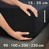 STUDIO Premium Spannbettlaken 90x200cm - 100x220cm, 170g/m² Produktbild-Vorschau 4