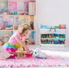 Detský regál Relaxdays, 6 boxov, 4 látkové priehradky, Náhľad obrázku produktu 3