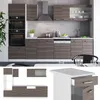 Küchenzeile Vicco R-Line Edelgrau 300 cm mit Hochschrank, Produktbild-Vorschau 4