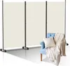 Jopassy Paravent auf Rollen 3 teilig Beige 263x181 cm Produktbild-Vorschau 1