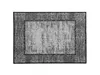 A rectangular rug with a distressed pattern and a border, presented on a white background. Náhled obrázku produktu