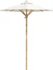 Parasol de jardin vidaXL, blanc crème, Ø 150 x 210 cm, en Voir les images du produit 4