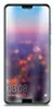 A smartphone with a blurred background of city lights. Produktbild-Vorschau